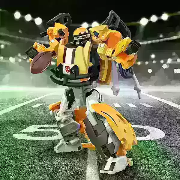 PREORDER NOW: ट्रांसफॉर्मर X NFL हेलमेट्स आंकड़े