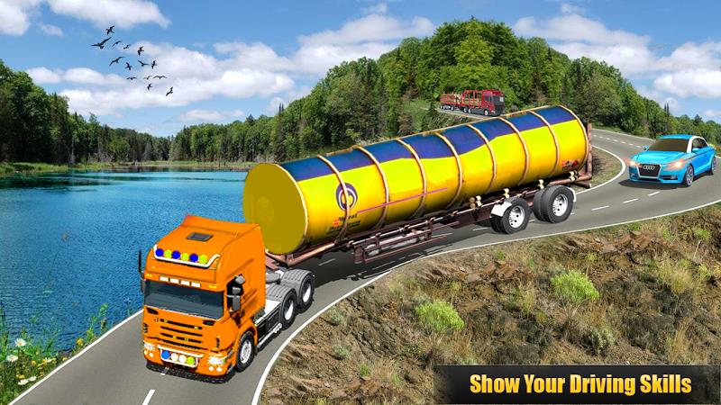 Truck Sim :Modern Tanker Truck Captura de pantalla 2