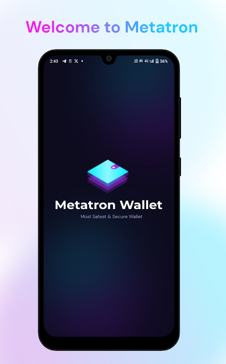 Schermata Metatron wallet 2