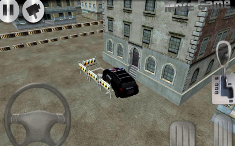 3D police car parking Captura de tela 0