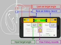 Level with voice /Spirit level Ảnh chụp màn hình 3