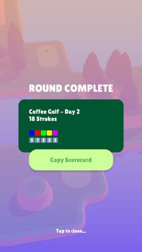 Coffee Golf Zrzut ekranu 1