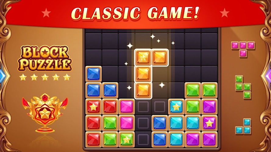 Block Puzzle: Diamond Star Скриншот 0