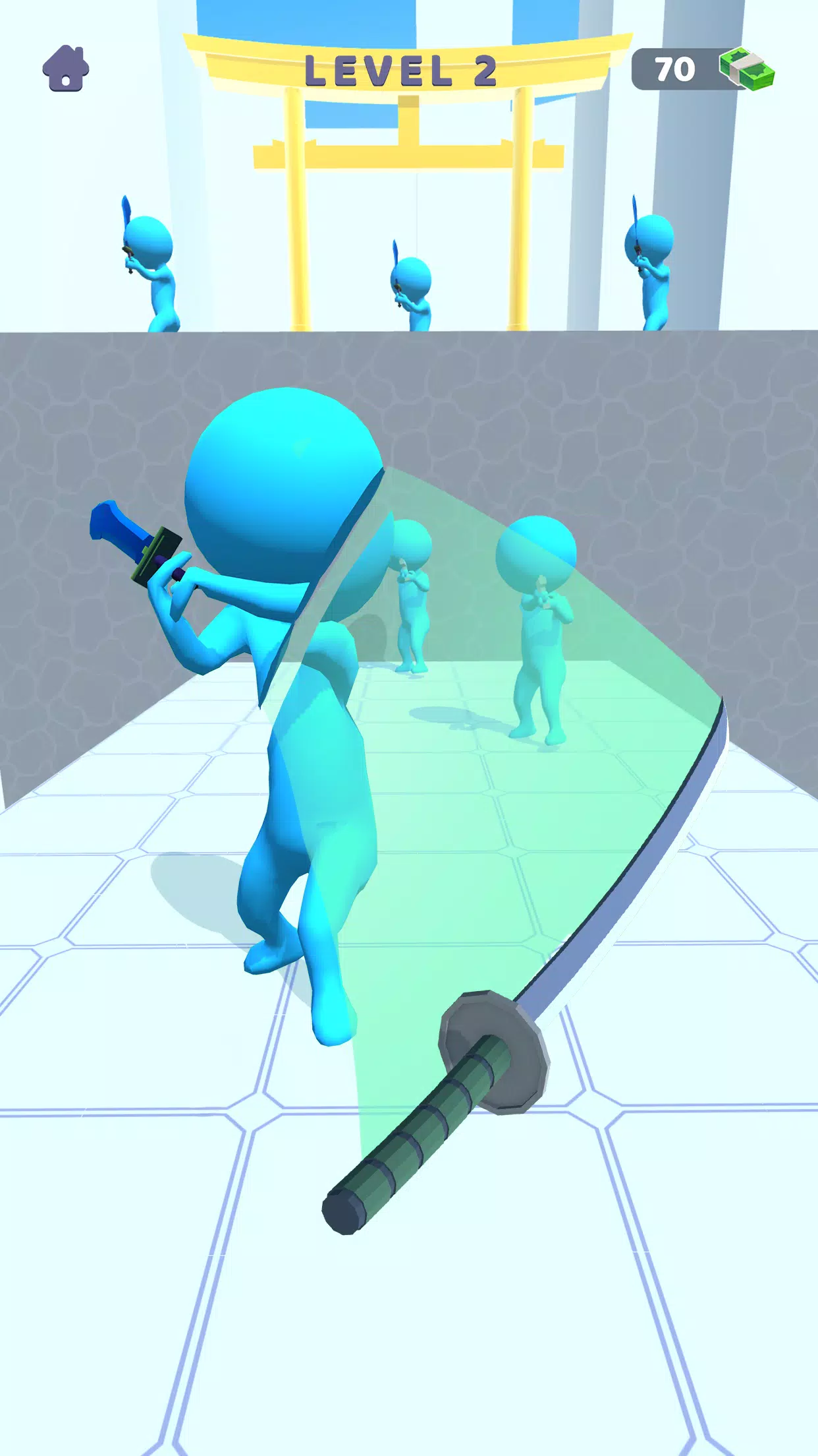 Schermata Sword Play! Ninja Slice Runner 0