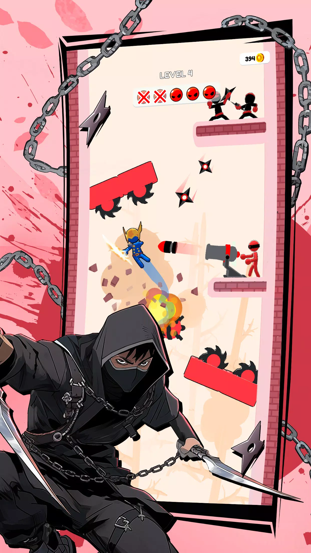 Stickman Teleport Master 3D ဖန်သားပြင်ဓာတ်ပုံ 2
