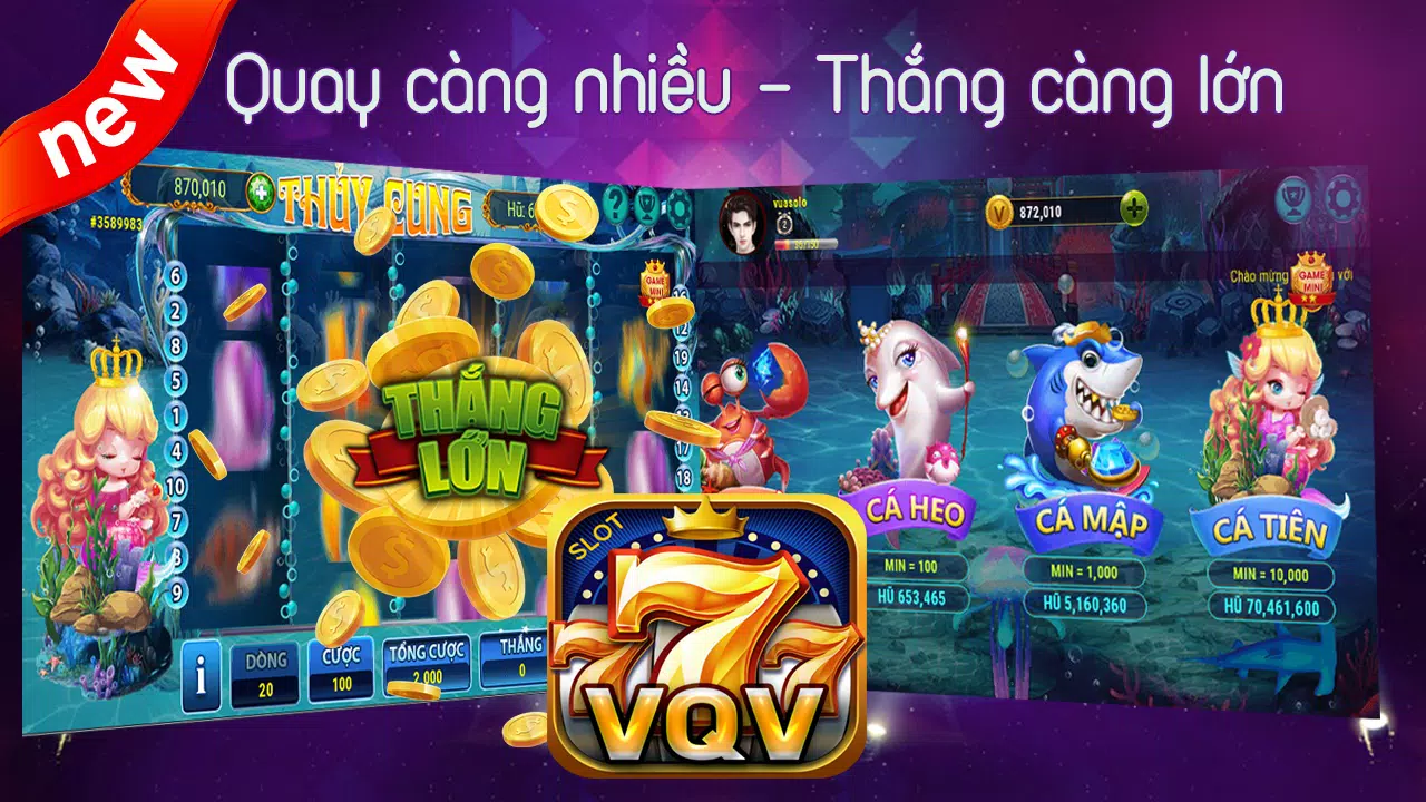 Slot VQV - Đẳng Cấp Nổ Hũ Captura de tela 1