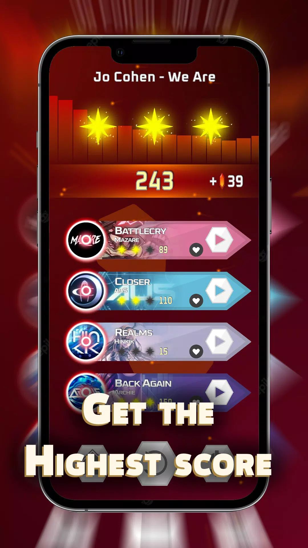 Dash’n’Beat - EDM Rhythm game應用截圖第3張