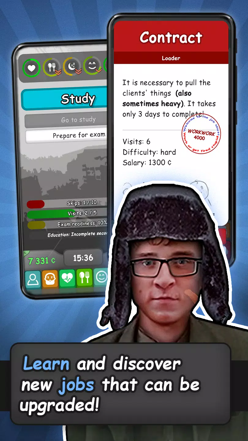 Homeless: Life Simulator स्क्रीनशॉट 2