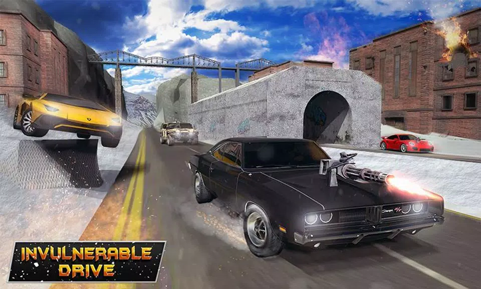 Mad Car War Death Racing Games Capture d'écran 0