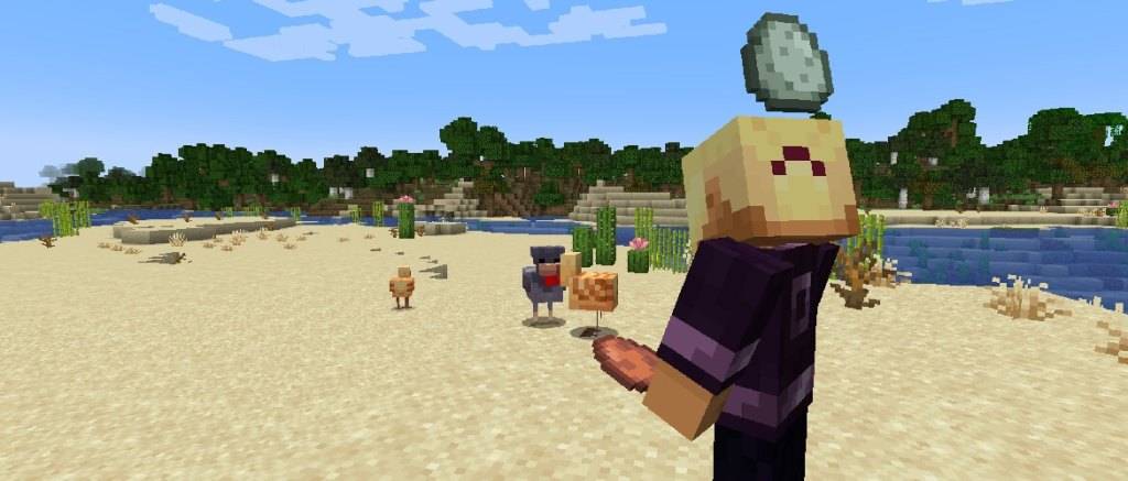 Minecraftの鶏肉バリアント。