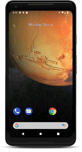 Mars 3D Live Wallpaper ဖန်သားပြင်ဓာတ်ပုံ 0