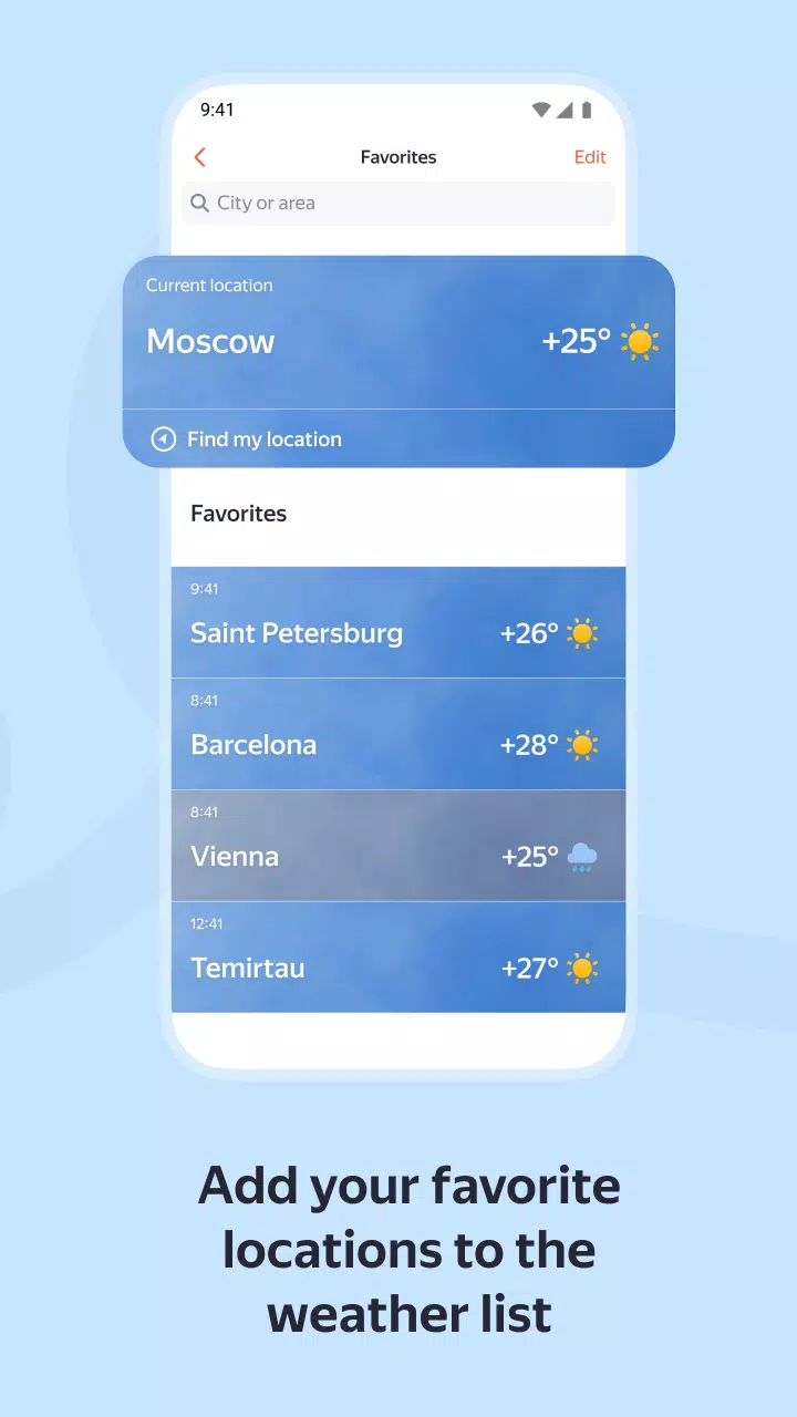 Yandex Weather & Rain Radar スクリーンショット 3