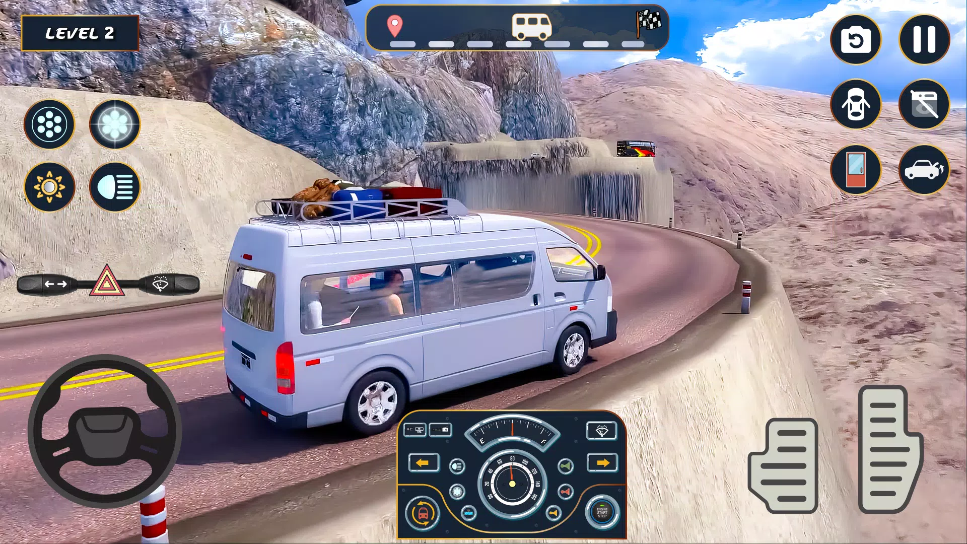 Van Simulator Dubai Van Games ภาพหน้าจอ 0