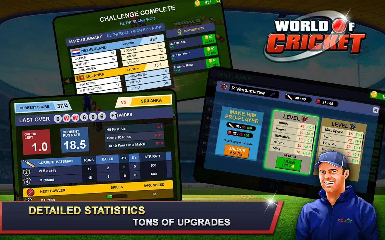 World of Cricket :Championship Ekran Görüntüsü 3