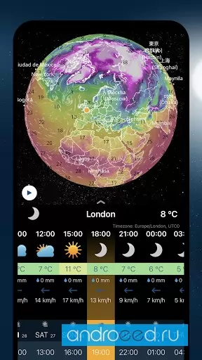 Ventusky Weather Maps & Radar Captura de tela 0