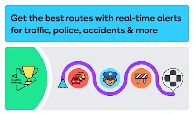 Waze Navigation & Live Traffic應用截圖第0張