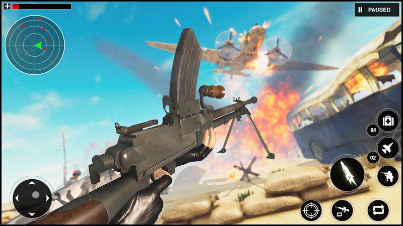 Schermata Gunner World War: WW2 Gun Game 1