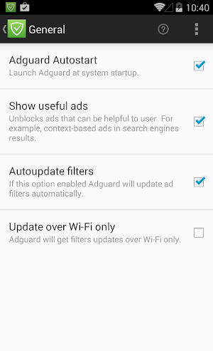 AdGuard Ad Blocker Captura de pantalla 1