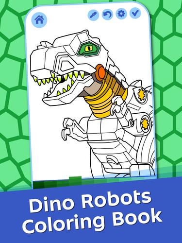 Dino Robots Coloring for Boys Screenshot 0