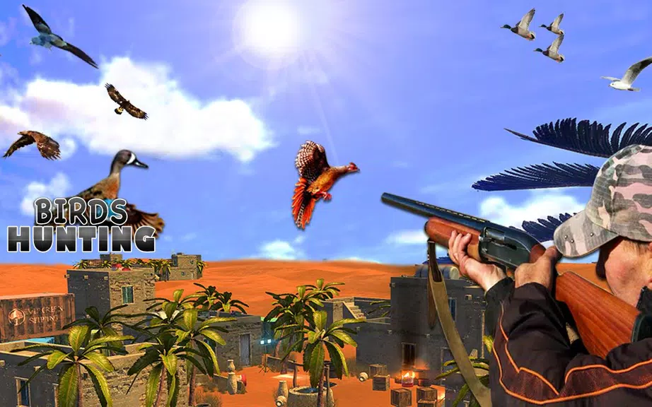 Desert Birds Sniper Shooter 3D Скриншот 1