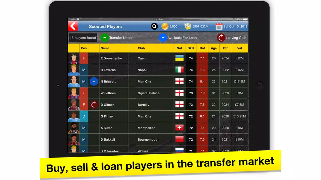 Soccer Tycoon: Football Game Schermafbeelding 2