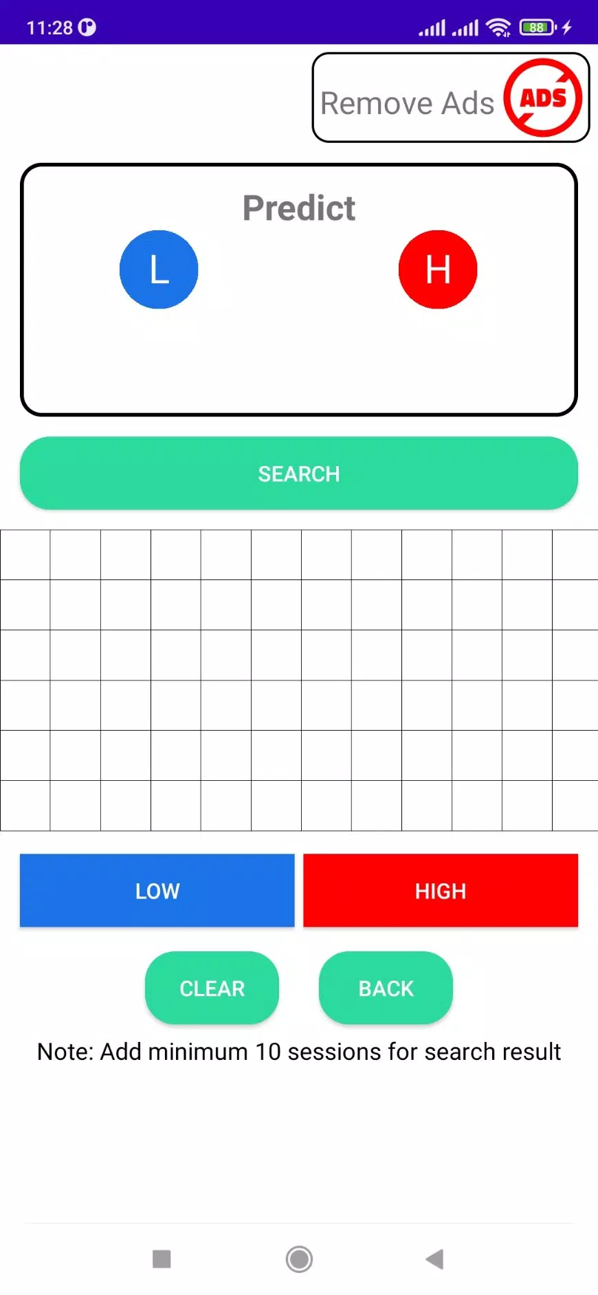High - Low Predict Tool ဖန်သားပြင်ဓာတ်ပုံ 1