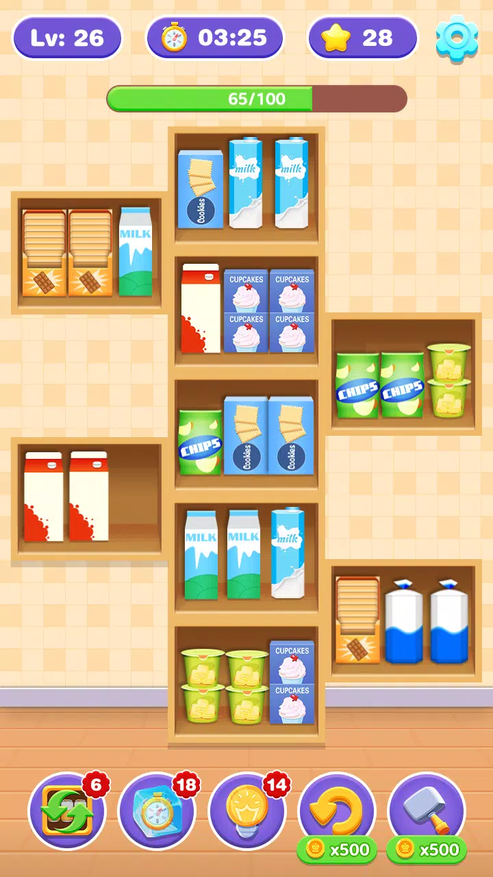 Goods Sort Triple Match 3D Zrzut ekranu 0