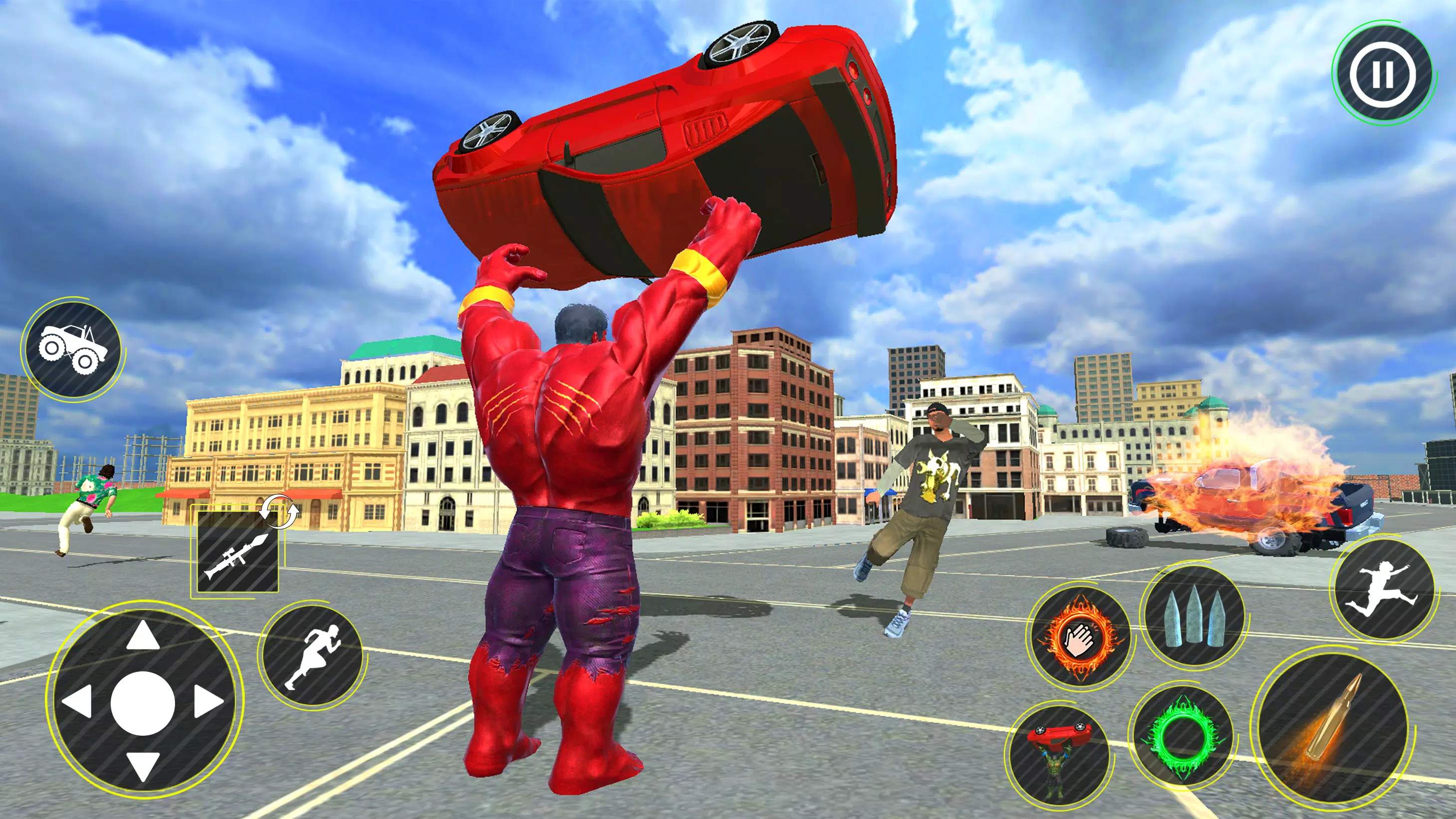 Incredible Monster Hero 3D War Скриншот 3