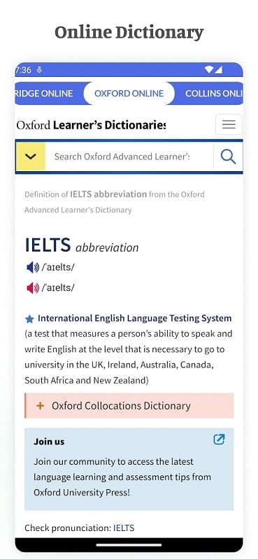 Oxford Vocabulary Captura de tela 0