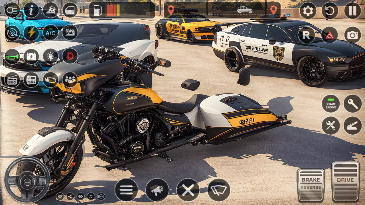 Luxury Police Car Parking Game Ekran Görüntüsü 2