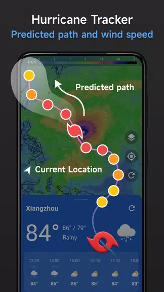 Live Weather & Radar Map Capture d'écran 1