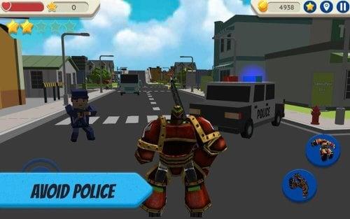 Robot Hero: City Simulator 3D ภาพหน้าจอ 1