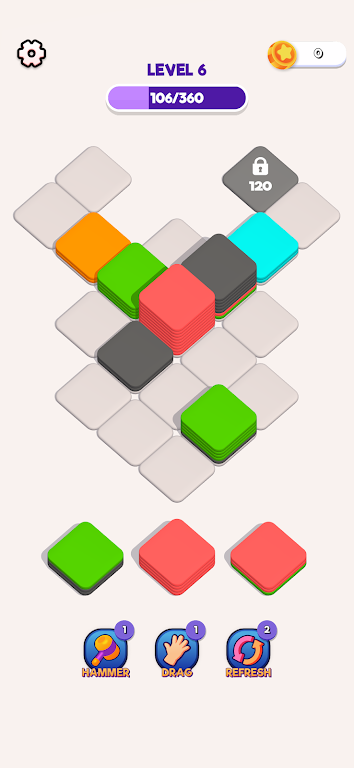 Block Sort 3D - ASMR Tile Sort Tangkapan skrin 2