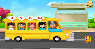 Jogos ônibus escolar crianças Captura de tela 3