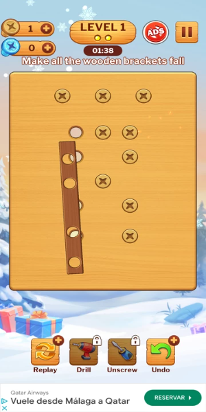 Wood Nuts Game: Unscrew Puzzle应用截图第1张