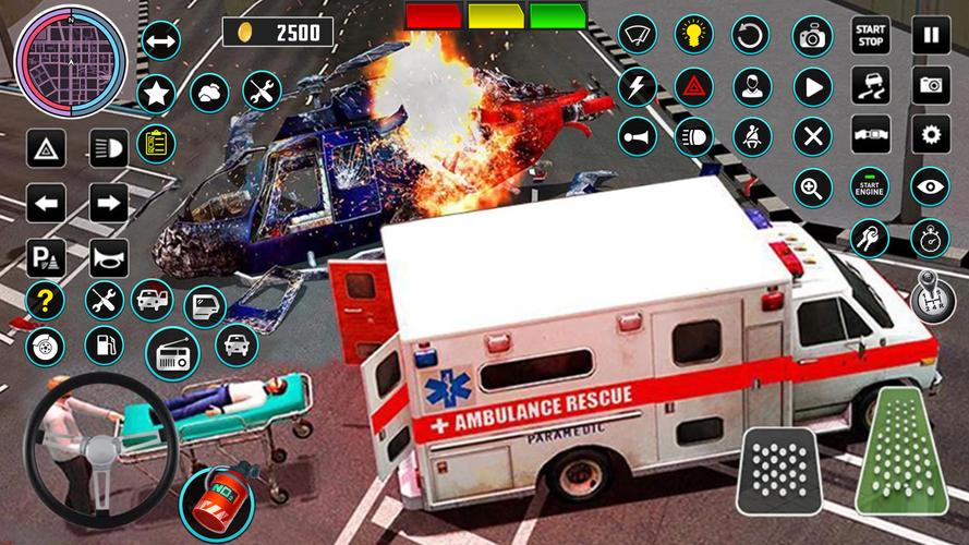 Heli Ambulance Simulator Game Capture d'écran 3