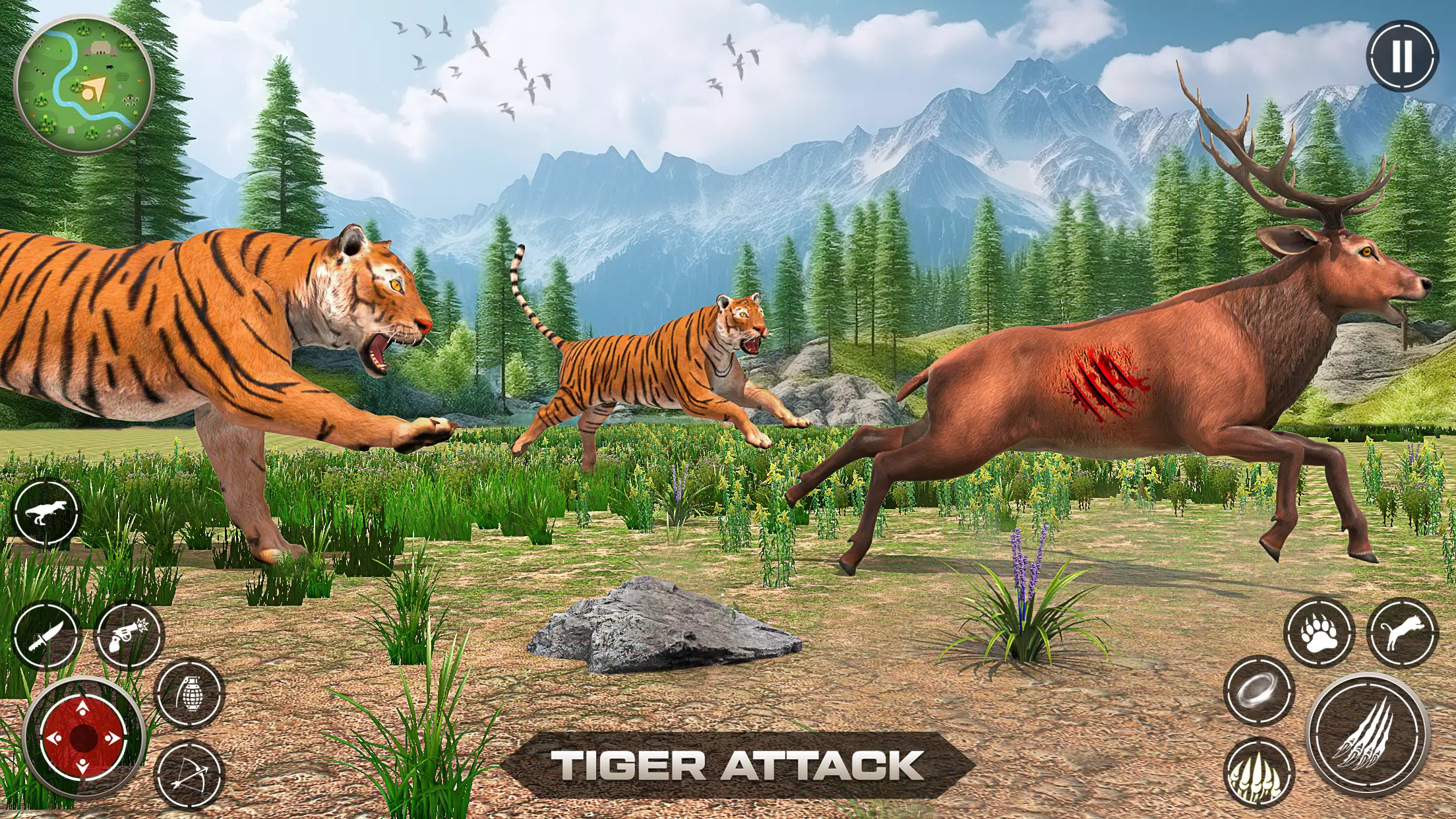The Tiger Family Simulator 3D Скриншот 2