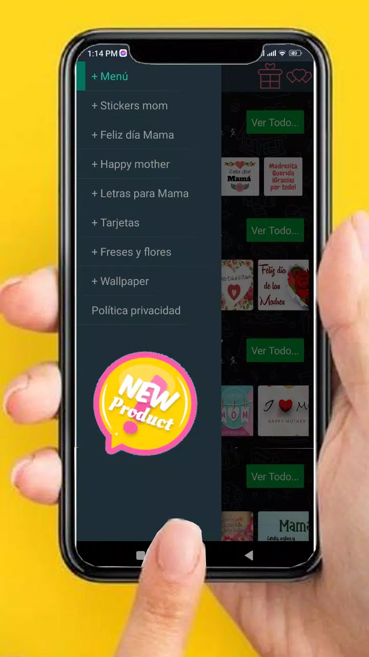 Feliz Día MAMA, Stickers mom應用截圖第2張