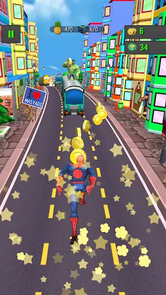 Subway Spider World应用截图第1张