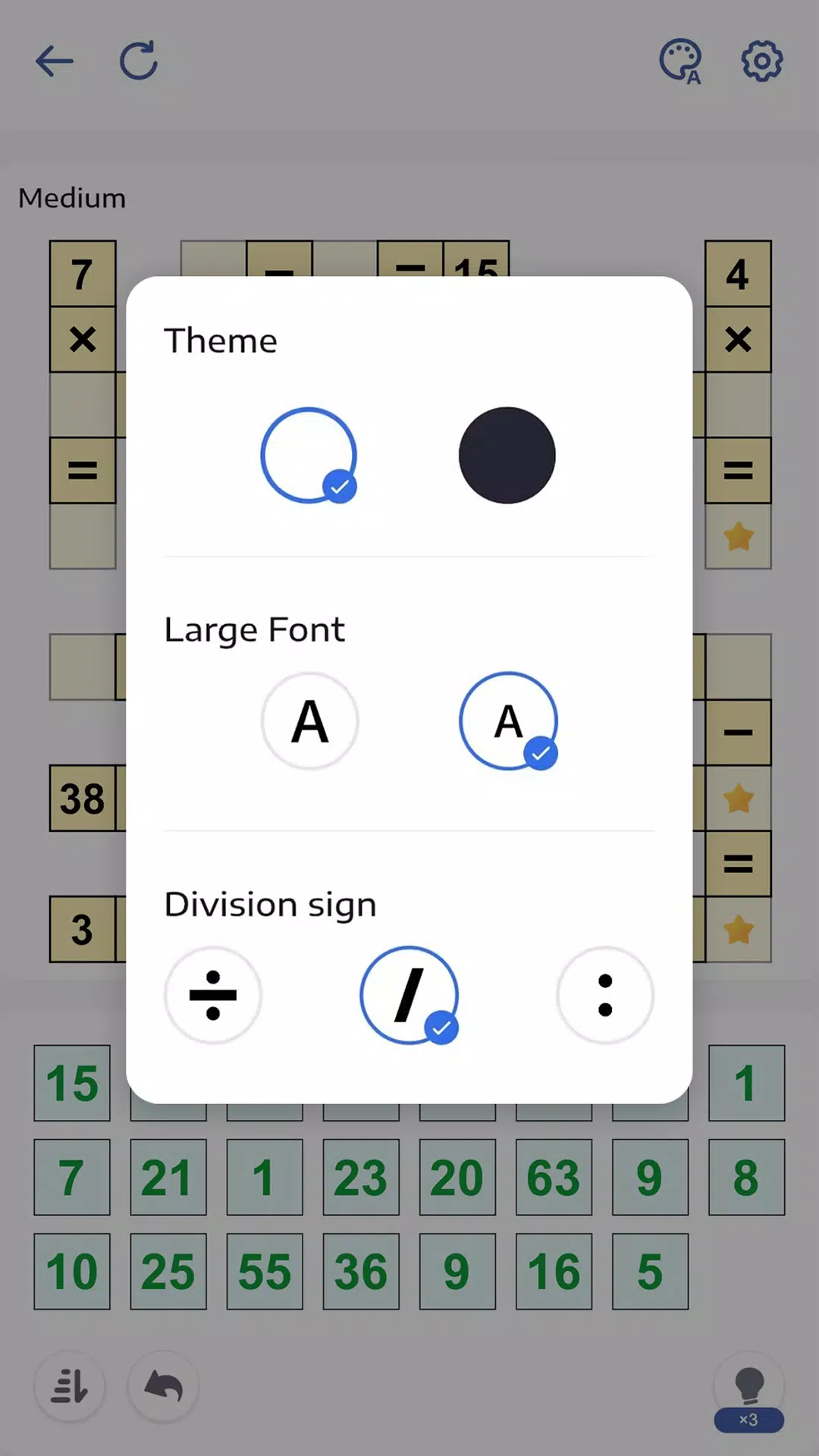 Crossmath - Math Puzzle Games Captura de pantalla 3