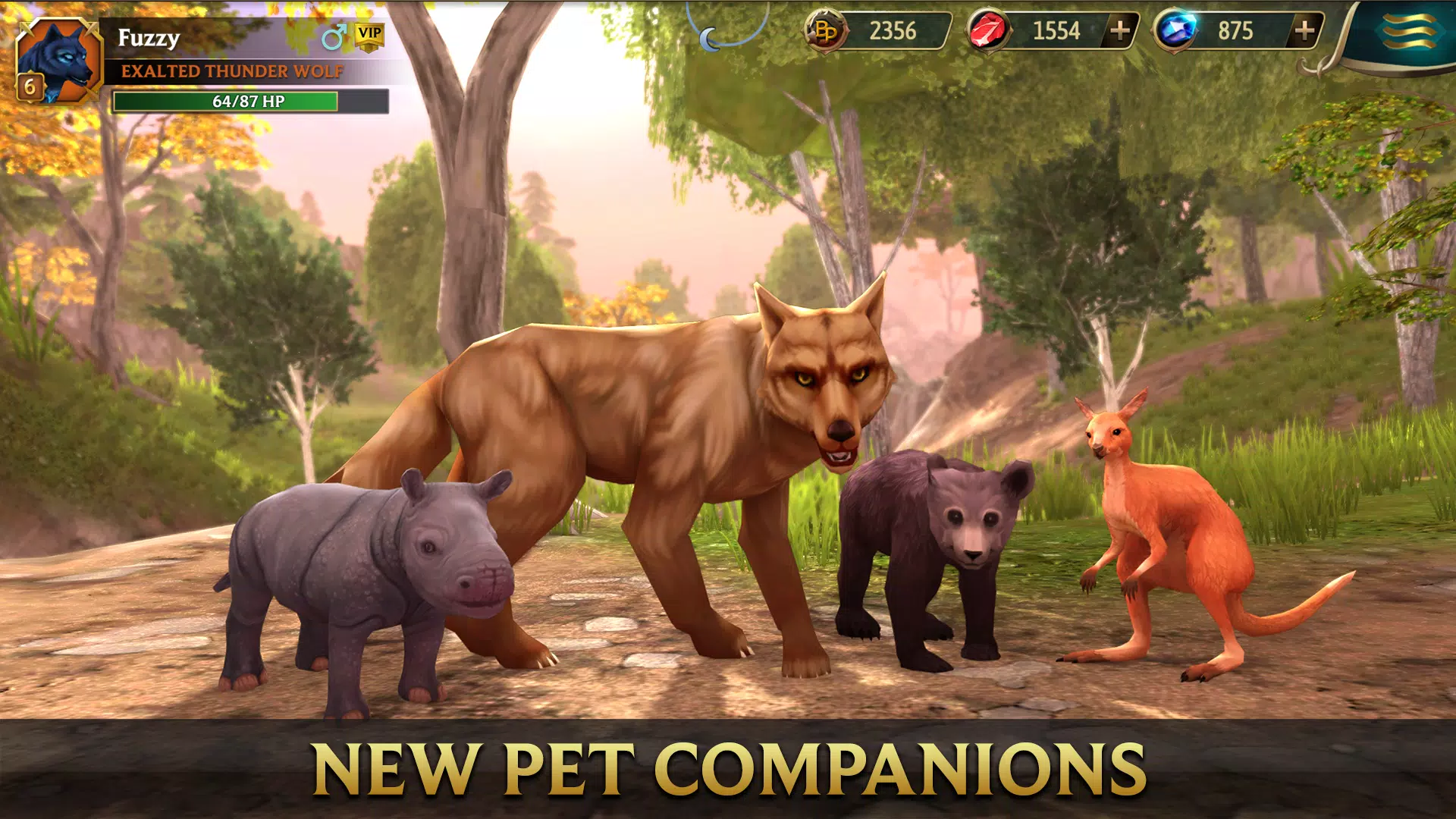 Wolf Tales - Wild Animal Sim Ảnh chụp màn hình 1