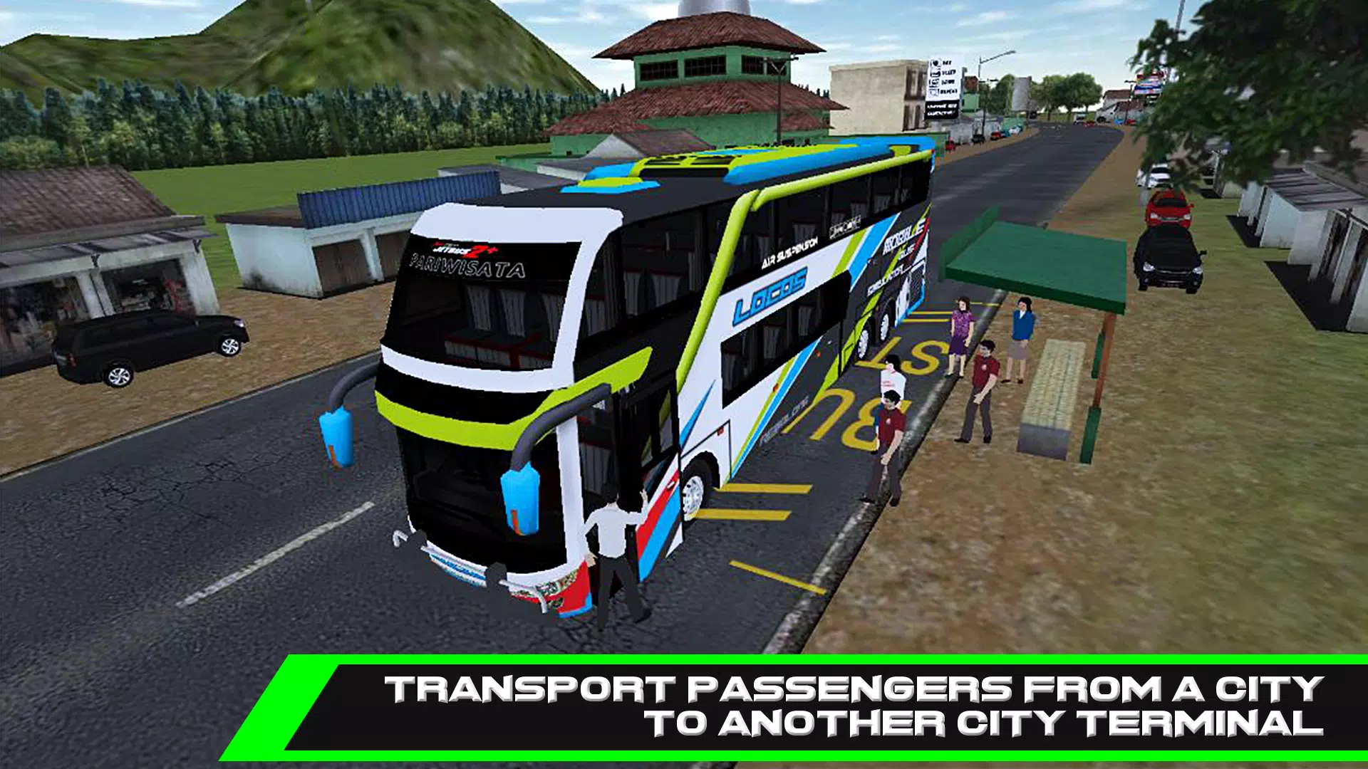 Mobile Bus Simulator Captura de tela 1