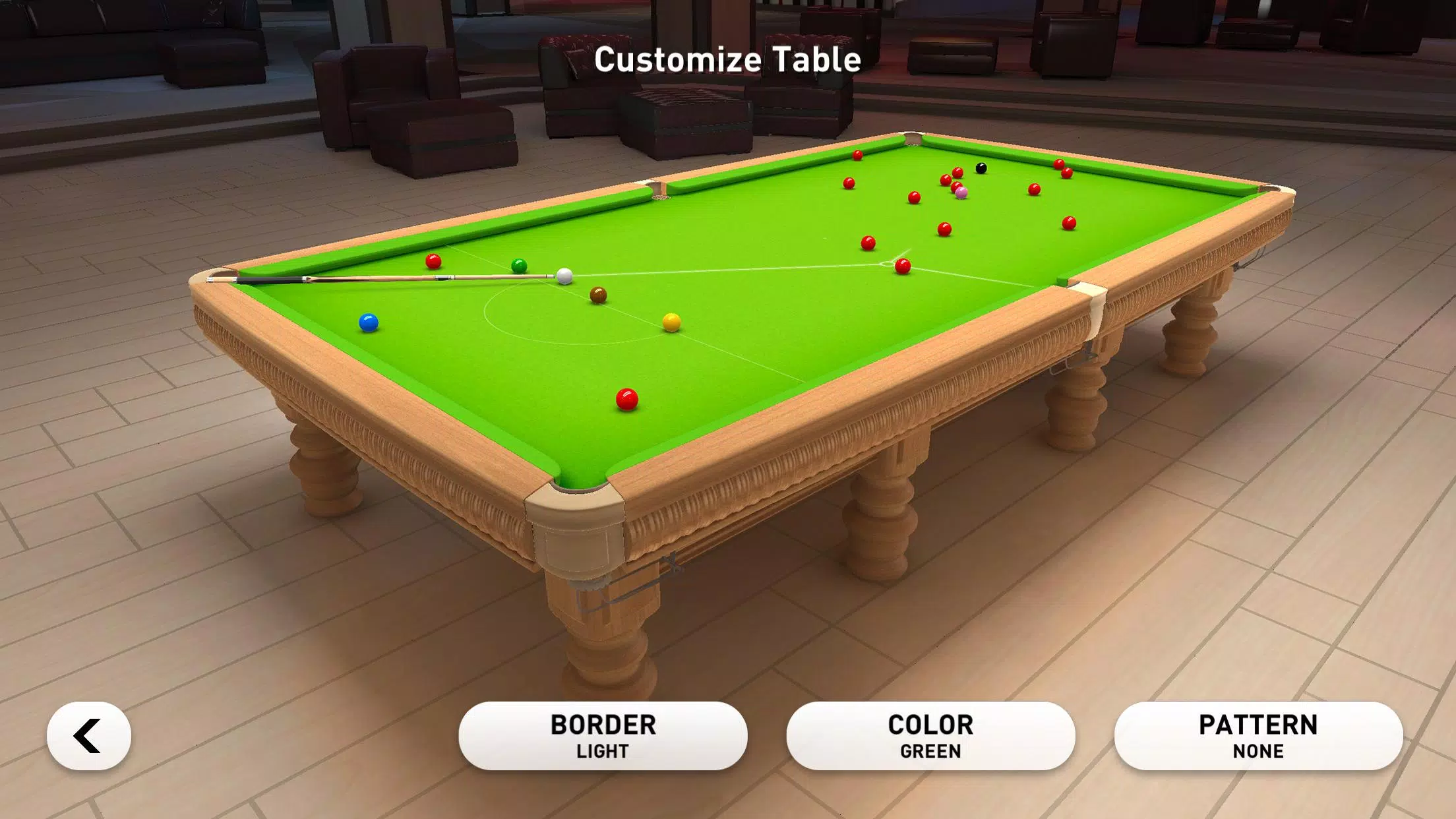 Schermata Real Snooker 3D 1