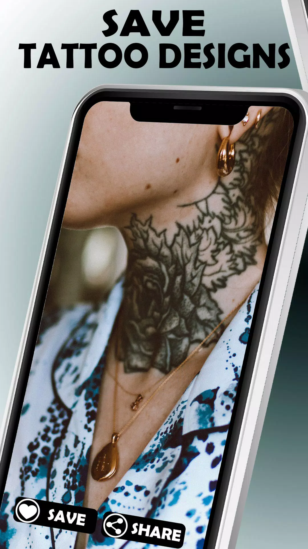 Neck Tattoo Designs Screenshot 1