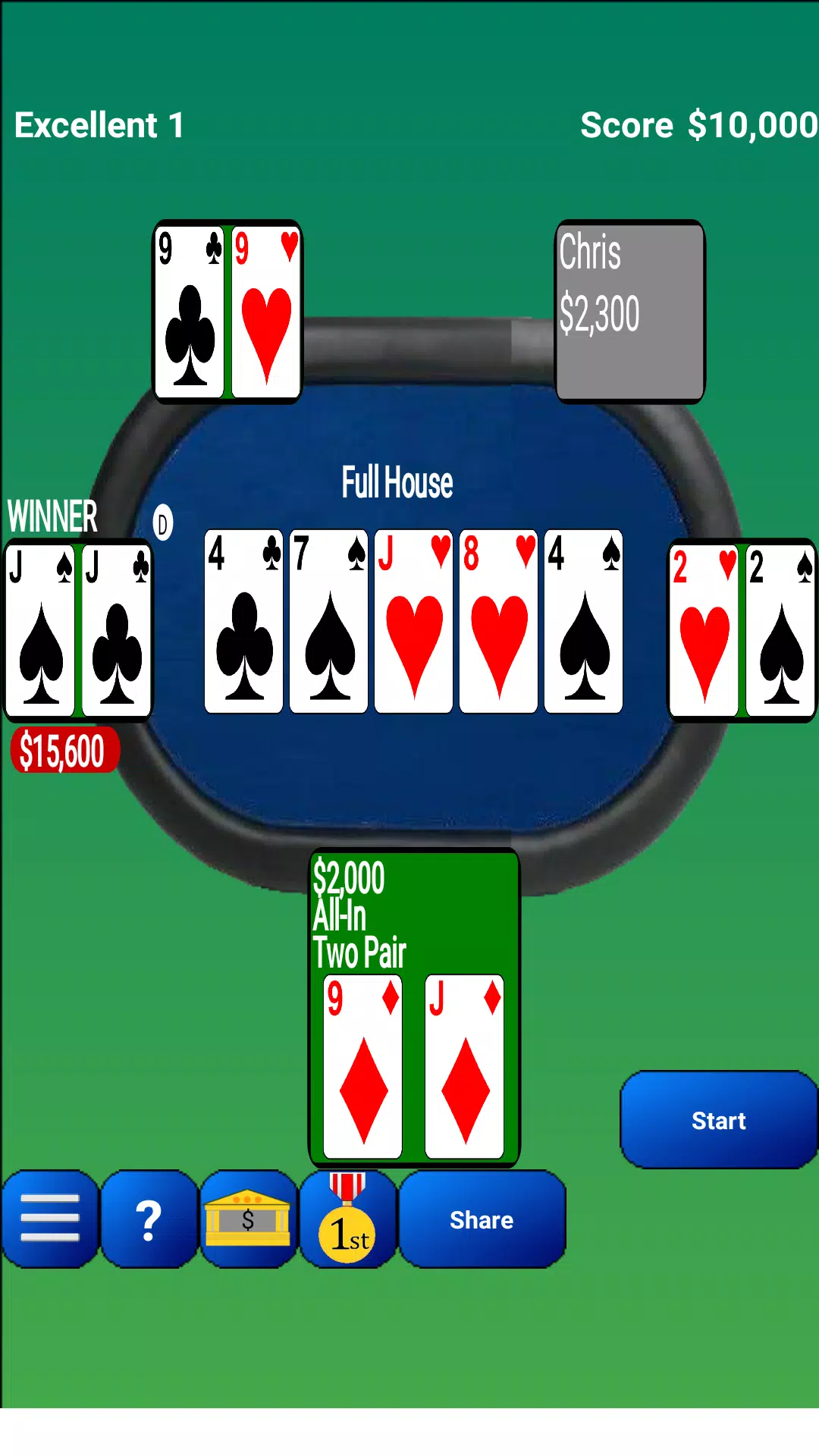 Texas Hold’em Poker Screenshot 0