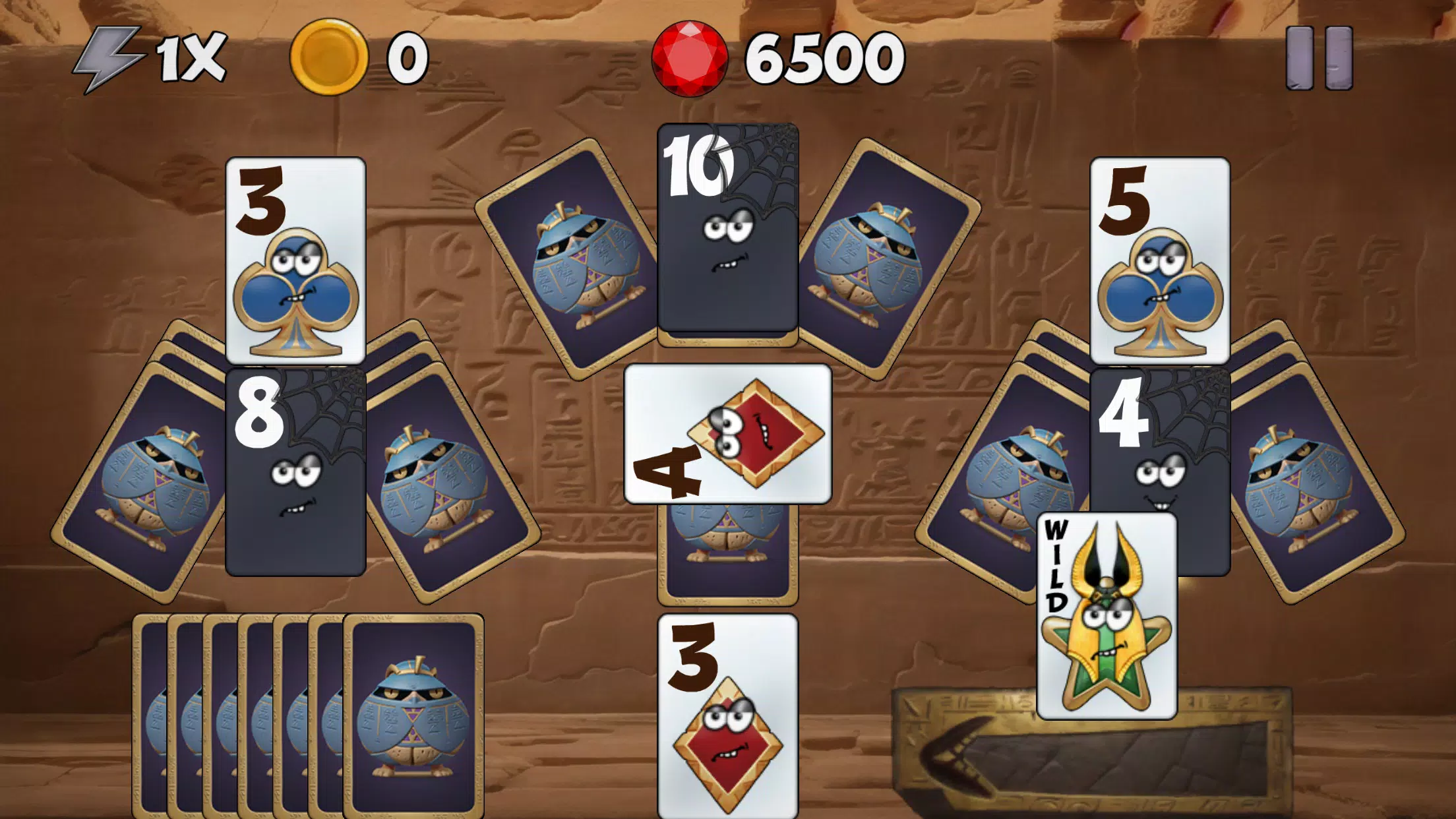 Tricky Tut Solitaire Screenshot 3