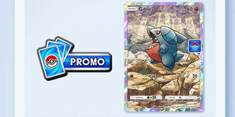 Gible tiba di acara drop poket pokémon tcg