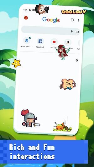 Pixel Shimeji ဖန်သားပြင်ဓာတ်ပုံ 2