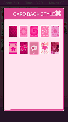 Pink Solitaire Screenshot 2