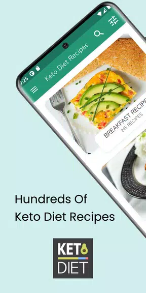 Keto Diet: Low Carb Recipes スクリーンショット 0